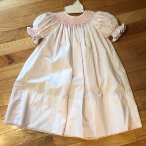 Girls smocked dress